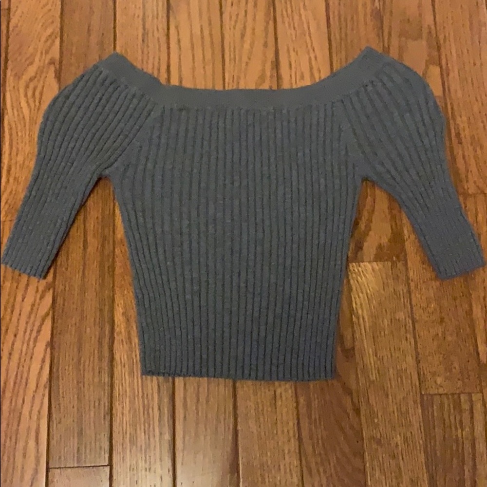 Kendall & Kylie knit crop top